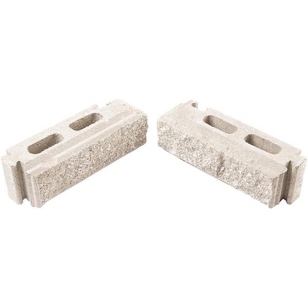 Элемент столба Кая 75x235x75 мм белый